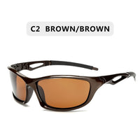 Polarized Sunglasses Men Square Sports Sun Glasses for Men Driving Fishing Black Frame Goggle UV400
