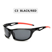 Polarized Sunglasses Men Square Sports Sun Glasses for Men Driving Fishing Black Frame Goggle UV400