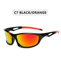 Polarized Sunglasses Men Square Sports Sun Glasses for Men Driving Fishing Black Frame Goggle UV400