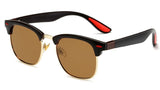 Classic Retro Rivet Polarized Sunglasses Men Women Tr90 Legs Lighter Design Female Male Sun Glasses