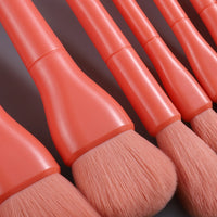 10pcs Candy Colors Makeup Brushes Set Professional Eyeshadow Eyebrow Foundation Powder Blush Blending Brushes Cosmetic Tool