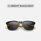 Retro Sunglasses Men Women Travel Sport Bamboo Wood Frame Sun Glasses UV400