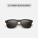 Retro Sunglasses Men Women Travel Sport Bamboo Wood Frame Sun Glasses UV400