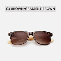 Retro Sunglasses Men Women Travel Sport Bamboo Wood Frame Sun Glasses UV400