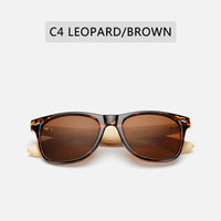 Retro Sunglasses Men Women Travel Sport Bamboo Wood Frame Sun Glasses UV400
