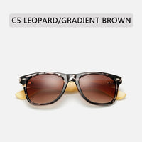 Retro Sunglasses Men Women Travel Sport Bamboo Wood Frame Sun Glasses UV400