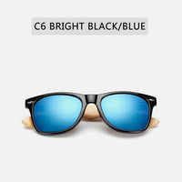 Retro Sunglasses Men Women Travel Sport Bamboo Wood Frame Sun Glasses UV400
