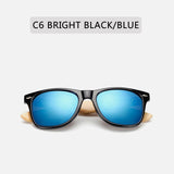 Retro Sunglasses Men Women Travel Sport Bamboo Wood Frame Sun Glasses UV400