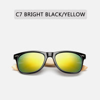 Retro Sunglasses Men Women Travel Sport Bamboo Wood Frame Sun Glasses UV400
