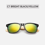 Retro Sunglasses Men Women Travel Sport Bamboo Wood Frame Sun Glasses UV400