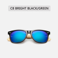 Retro Sunglasses Men Women Travel Sport Bamboo Wood Frame Sun Glasses UV400