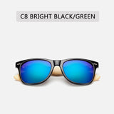 Retro Sunglasses Men Women Travel Sport Bamboo Wood Frame Sun Glasses UV400