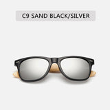 Retro Sunglasses Men Women Travel Sport Bamboo Wood Frame Sun Glasses UV400