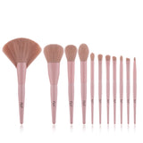 11Pcs Green Makeup Brushes Cosmetic Beauty Eye Shadow Eyebrow Foundation Powder Brush for Make Up Tool Brocha Maquillaje Set