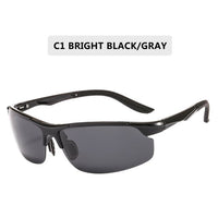 Driving Polaroid Sun Glasses Aluminum Frame Sports Sunglasses Men Polarized Driver Retro UV400 Anti-Glare Goggles