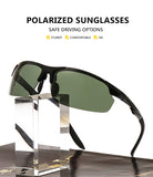 Driving Polaroid Sun Glasses Aluminum Frame Sports Sunglasses Men Polarized Driver Retro UV400 Anti-Glare Goggles