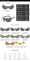 Driving Polaroid Sun Glasses Aluminum Frame Sports Sunglasses Men Polarized Driver Retro UV400 Anti-Glare Goggles