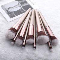 9/10 Pieces Kabuki Makeup Brushes Set For Foundation Powder Blush Eyeshadow Concealer Make Up Brush Cosmetics Beauty Tools