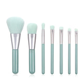 7pcs Wood Handle Kabuki Makeup Brushes Set Eyeshadow Eyebrow Powder Foundation Make Up Brush Kit Cosmetic Brochas Maquillaje