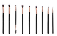 14/16pcs Rose Golden Black Makeup Brushes Premium Synthetic Foundation Powder Concealers Eye Shadows Makeup Brush Set Tools