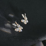 Korean new Zircon butterfly Earrings For Women cute Fake Piercing 2020 punk statement Clip On Earrings Fashion Jewelry Ear Cuffs