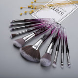 10Pcs/Lot Makeup Brushes Set Cosmetic Blush Powder Foundation Eye Shadow Lip Eyebrow Diamond Make Up Brush Kit Beauty Tools