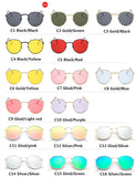 Sunglasses Metal Frame Pilot Sun Glasses Women Glasses Eyewear Gafas Oculos De SolUV400