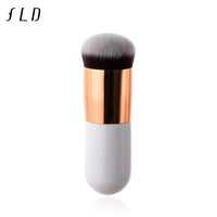 Professional Chubby Pier Foundation Flat Cream Makeup Brushes Cosmetic Make-up Brush Beauty Tool