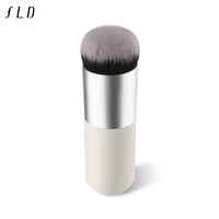 Professional Chubby Pier Foundation Flat Cream Makeup Brushes Cosmetic Make-up Brush Beauty Tool