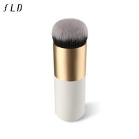 Professional Chubby Pier Foundation Flat Cream Makeup Brushes Cosmetic Make-up Brush Beauty Tool