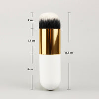 Professional Chubby Pier Foundation Flat Cream Makeup Brushes Cosmetic Make-up Brush Beauty Tool