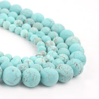 21 Style Natural Stone Beads Matte Dull Polish Agata Picasso Howlite Quartzs Beads for Jewelry Making DIY Bracelet Minerals Bead