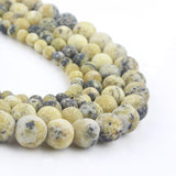 21 Style Natural Stone Beads Matte Dull Polish Agata Picasso Howlite Quartzs Beads for Jewelry Making DIY Bracelet Minerals Bead