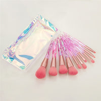 10Pcs Makeup Brushes Set Bag Essential Make-up Brushes Kit for Powder Liquid Cream Cosmetics Blending Blush Concealer Brush