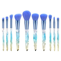 10Pcs Makeup Brushes Set Bag Essential Make-up Brushes Kit for Powder Liquid Cream Cosmetics Blending Blush Concealer Brush