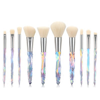 10Pcs Makeup Brushes Set Bag Essential Make-up Brushes Kit for Powder Liquid Cream Cosmetics Blending Blush Concealer Brush