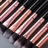 5/15pcs Kabuki Makeup Brushes Foundation Blending Concealer Eye Shadow Eyelash Eyebrow Comb Cosmetics Brush Set Professional