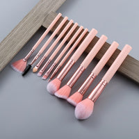 5/15pcs Kabuki Makeup Brushes Foundation Blending Concealer Eye Shadow Eyelash Eyebrow Comb Cosmetics Brush Set Professional