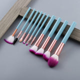 5/15pcs Kabuki Makeup Brushes Foundation Blending Concealer Eye Shadow Eyelash Eyebrow Comb Cosmetics Brush Set Professional