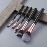 5/15pcs Kabuki Makeup Brushes Foundation Blending Concealer Eye Shadow Eyelash Eyebrow Comb Cosmetics Brush Set Professional