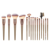 Black Makeup Brushes Set Eyeshadow Eyebrow Eyelash Foundation Beauty Cosmetics Make Up Brush Bag Tools Brochas De Maquillaje