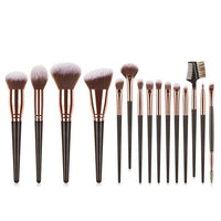 Black Makeup Brushes Set Eyeshadow Eyebrow Eyelash Foundation Beauty Cosmetics Make Up Brush Bag Tools Brochas De Maquillaje