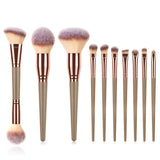 Black Makeup Brushes Set Eyeshadow Eyebrow Eyelash Foundation Beauty Cosmetics Make Up Brush Bag Tools Brochas De Maquillaje