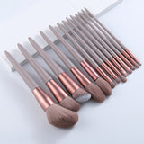 8/13pcs Natural Hair Makeup Brushes Set Professional Foundation Blushes Eyeshadow Eyebrow Blending Brush Tools Maquillaje