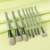 8/13pcs Natural Hair Makeup Brushes Set Professional Foundation Blushes Eyeshadow Eyebrow Blending Brush Tools Maquillaje