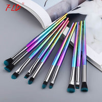 10Pcs Eye Makeup Brushes Set Eyeshadow Eyebrow Lip Mini Make Up Brush Kit For Beauty Cosmetics Women Gifts Tools New