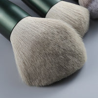 Green Makeup Brushes Professional Natural Hair Foundation Powder Eyeshadow Make Up Brush Set Brochas De Maquillaje Kit