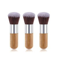 10pcs Makeup Brushes Set Professional Bamboo Kabuki Foundation Blending Blush Concealer Eye Face Powder Cosmetics Brush Kit