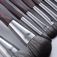 10/5Pcs Fan Diamond Coffee Face Eye Makeup Brushes Set Eyebrow Eyelash Powder Brush Pinceau Mascara Wands Brochas Maquillaje