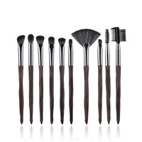 10/5Pcs Fan Diamond Coffee Face Eye Makeup Brushes Set Eyebrow Eyelash Powder Brush Pinceau Mascara Wands Brochas Maquillaje